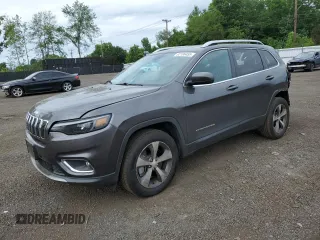 2020 Jeep Cherokee Limited with VIN 1C4PJMDXXLD575424, listed as a Copart auction lot 62106455 with 27,606 mi miles and Salvage title. Bid and sale history available at DreamBid. Image 1.