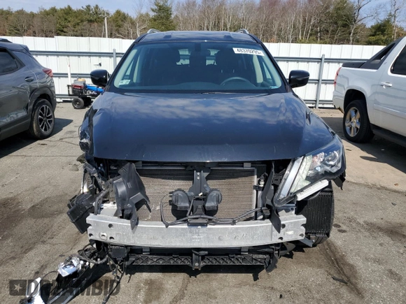 2018 Nissan Pathfinder S z VIN 5N1DR2MM6JC620539, wystawiony jako Copart lot #48370295 z przebiegiem 91 047 mil mil oraz Szkoda całkowita • Salvage title. Historia ofert i sprzedaży dostępna na DreamBid. Obrazek 5.