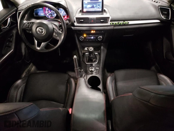 2015 Mazda 3 S Touring with VIN JM1BM1V3XF1264402, listed as a Copart auction lot 48940025 with 97,088 mi miles and Salvage Title. Bid and sale history available at DreamBid. Image 8.
