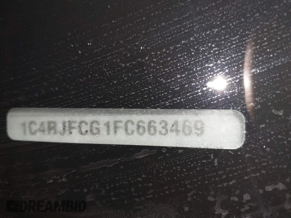 2015 Jeep Grand Cherokee Overland z VIN 1C4RJFCG1FC663469, wystawiony jako IAAI lot #41666113 z przebiegiem 140 159 mil mil oraz . Historia ofert i sprzedaży dostępna na DreamBid. Obrazek 9.