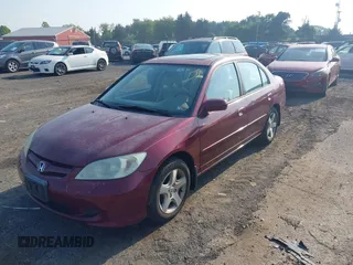 2004 Honda Civic EX z VIN 2HGES26764H621455, wystawiony jako IAAI lot #42499456 z przebiegiem 167 225 mil mil oraz . Historia ofert i sprzedaży dostępna na DreamBid. Obrazek 2.