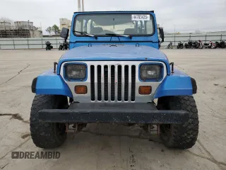 1993 Jeep Wrangler "S" with VIN 1J4FY19PXPP237521, listed as a Copart auction lot 44783435 with 153,654 mi miles and Clean Title. Bid and sale history available at carsss.com. Image 5.
