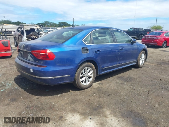 2016 Volkswagen Passat 1.8T S with VIN 1VWAT7A37GC046198, listed as a IAAI auction lot 40453774 with 78,257 mi miles. Bid and sale history available at carsss.com. Image 4.