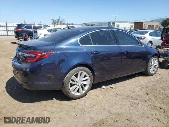 2016 Buick Regal Premium II with VIN 2G4GS5GX2G9107877, listed as a Copart auction lot 54973595 with 126,031 mi miles and Clean Title. Bid and sale history available at DreamBid. Image 3.