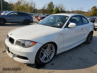 2011 BMW 1 Series 135i with VIN WBAUC9C56BVM10308, listed as a Copart auction lot 75651094 with 130,433 mi miles and Clean Title. Bid and sale history available at carsss.com. Image 1.