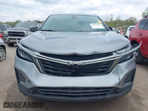 2023 Chevrolet Equinox LS with VIN 3GNAXHEG3PL157644, listed as a IAAI auction lot 42126834 with 18,942 mi miles and . Bid and sale history available at DreamBid. Image 12.