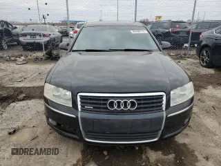 2005 Audi A8 L with VIN WAUML44E65N016605, listed as a Copart auction lot 86596774 with 161,385 mi miles and Clean Title. Bid and sale history available at carsss.com. Image 5.