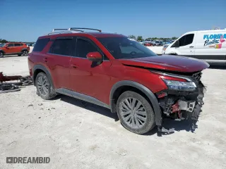 2022 Nissan Pathfinder SL with VIN 5N1DR3CB5NC201478, listed as a Copart auction lot 47955225 with 44,557 mi miles and Non Repairable. Bid and sale history available at carsss.com. Image 4.