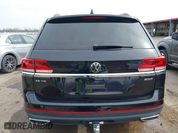 2022 Volkswagen Atlas 3.6L V6 SE w/Technology with VIN 1V2HR2CA9NC548835, listed as a IAAI auction lot 41532251 with 22,354 mi miles. Bid and sale history available at carsss.com. Image 16.