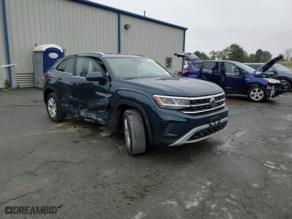 2021 Volkswagen Atlas Cross Sport 2.0T S with VIN 1V2GC2CA0MC209893, listed as a Copart auction lot 75984414 with 35,558 mi miles and Salvage Title. Bid and sale history available at carsss.com. Image 11.