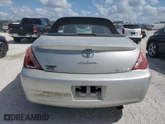 2006 Toyota Solara SE with VIN 4T1FA38PX6U087977, listed as a Copart auction lot 75041704 with Not Provided miles and Non Repairable. Bid and sale history available at DreamBid. Image 6.