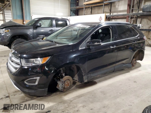 2018 Ford Edge Titanium with VIN 2FMPK4K99JBB89058, listed as a Copart auction lot 44532045 with Not Provided miles and Salvage Title. Bid and sale history available at DreamBid. Image 1.