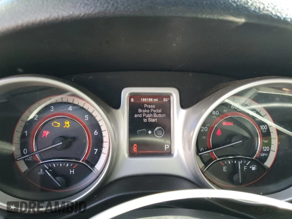 2013 Dodge Journey SXT with VIN 3C4PDCBGXDT503591, listed as a Copart auction lot 52322895 with 186,196 mi miles and Non repairable. Bid and sale history available at DreamBid. Image 9.