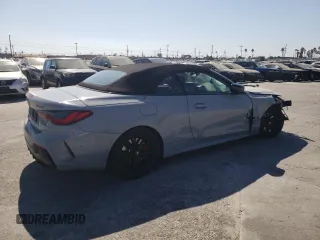 2023 BMW 4 Series M440i with VIN WBA53AT04PCL19583, listed as a Copart auction lot 69123974 with 29,341 mi miles and Salvage Title. Bid and sale history available at DreamBid. Image 3.