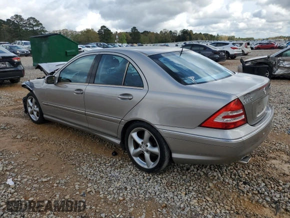 2005 Mercedes-Benz C 230 Kompressor with VIN WDBRF40J95F705498, listed as a Copart auction lot 50466115 with 161,488 mi miles and Salvage title. Bid and sale history available at DreamBid. Image 2.
