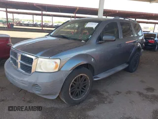 2008 Dodge Durango SXT with VIN 1D8HD38KX8F103709, listed as a IAAI auction lot 42588956 with 277,572 mi miles and . Bid and sale history available at DreamBid. Image 2.