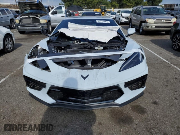 2024 Chevrolet Corvette 1LT with VIN 1G1YA2D46R5109841, listed as a Copart auction lot 81775464 with 7,840 mi miles and Salvage title. Bid and sale history available at DreamBid. Image 5.