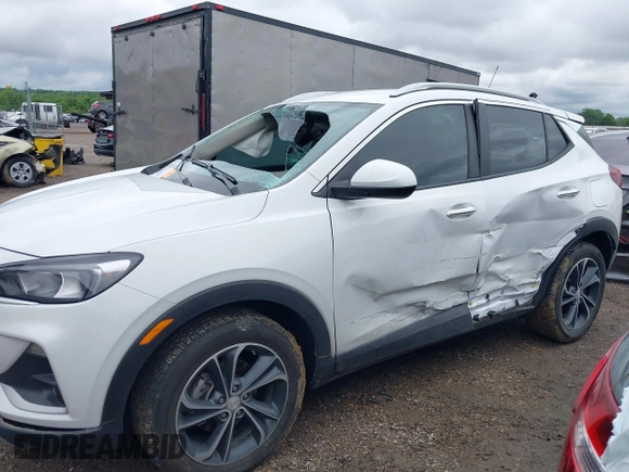 2023 Buick Encore GX Select with VIN KL4MMDS28PB154198, listed as a IAAI auction lot 42206254 with 23,392 mi miles and . Bid and sale history available at DreamBid. Image 6.