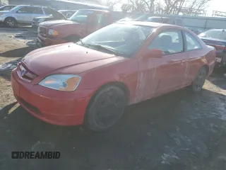 2002 Honda Civic EX with VIN 1HGEM219X2L064049, listed as a Copart auction lot 87954035 with 151,732 mi miles and Salvage Title. Bid and sale history available at carsss.com. Image 1.