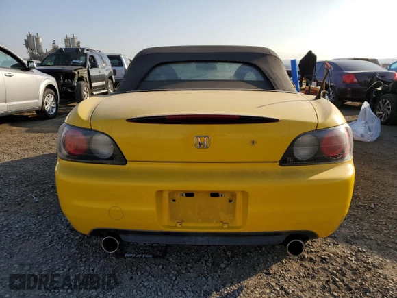 2001 Honda S2000 z VIN JHMAP11491T005400, wystawiony jako Copart lot #44014225 z przebiegiem 146 890 mil mil oraz Czysty tytuł • Clean title. Historia ofert i sprzedaży dostępna na DreamBid. Obrazek 6.
