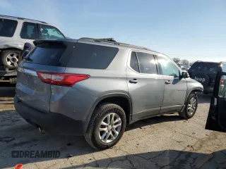 2020 Chevrolet Traverse LT Cloth with VIN 1GNEVMKW4LJ195588, listed as a Copart auction lot 88038435 with 102,994 mi miles and Salvage Title. Bid and sale history available at carsss.com. Image 3.