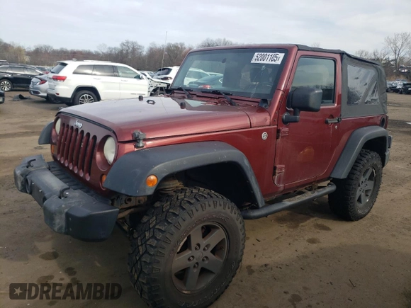 2007 Jeep Wrangler X with VIN 1J4FA24147L160102, listed as a Copart auction lot 52001105 with 219,939 mi miles and Clean Title. Bid and sale history available at carsss.com. Image 1.
