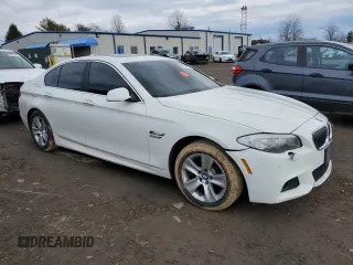 2012 BMW 5 Series 528i xDrive with VIN WBAXH5C58CDW04403, listed as a Copart auction lot 47270655 with Not Provided miles and Salvage Title. Bid and sale history available at DreamBid. Image 4.