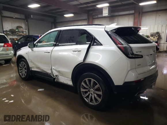 2021 Cadillac XT4 AWD Sport with VIN 1GYFZFR48MF023578, listed as a Copart auction lot 41586595 with 47,612 mi miles and Salvage title. Bid and sale history available at DreamBid. Image 2.