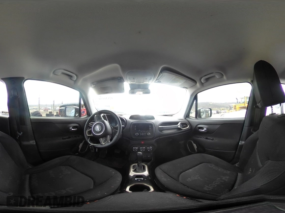 2017 Jeep Renegade Sport with VIN ZACCJAAB0HPG15296, listed as a IAAI auction lot 42134138 with 98,655 mi miles and . Bid and sale history available at DreamBid. Image 18.
