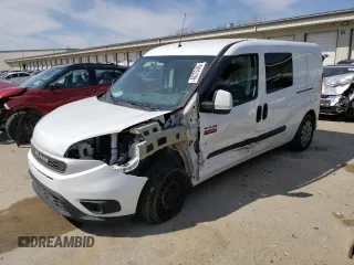 2019 Ram ProMaster City Cargo Tradesman SLT with VIN ZFBHRFBB9K6L97639, listed as a Copart auction lot 48275445 with 146,682 mi miles and Salvage Title. Bid and sale history available at carsss.com. Image 1.