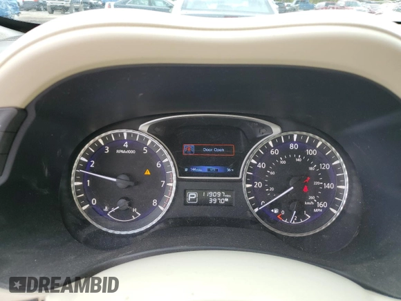 2014 Infiniti QX60 with VIN 5N1AL0MM8EC501163, listed as a Copart auction lot 55392845 with 119,097 mi miles and Salvage title. Bid and sale history available at DreamBid. Image 9.