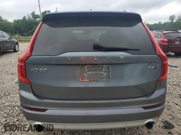 2018 Volvo XC90 Momentum with VIN YV4102XK8J1202925, listed as a Copart auction lot 57711974 with 75,177 mi miles and Salvage Title. Bid and sale history available at carsss.com. Image 6.