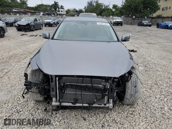2023 Infiniti Q50 Luxe with VIN JN1EV7BP1PM510616, listed as a Copart auction lot 42381345 with 7,611 mi miles and Non Repairable. Bid and sale history available at DreamBid. Image 5.