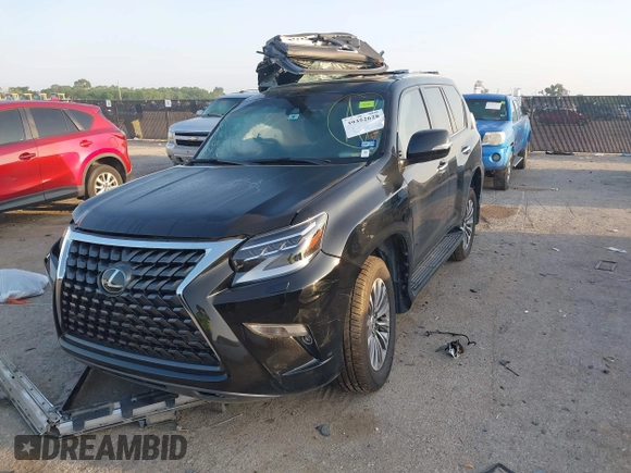 2021 Lexus GX with VIN JTJGM7BX8M5291231, listed as a IAAI auction lot 39352628 with 25,934 mi miles. Bid and sale history available at carsss.com. Image 2.