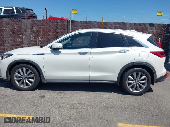 2019 Infiniti QX50 Luxe with VIN 3PCAJ5M10KF128308, listed as a IAAI auction lot 42242771 with 97,257 mi miles and . Bid and sale history available at DreamBid. Image 14.
