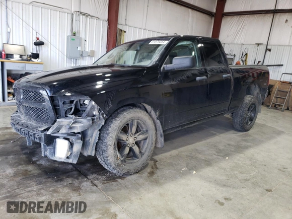 2014 Ram 1500 Express z VIN 1C6RR7FT9ES152773, wystawiony jako Copart lot #61879354 z przebiegiem 124 824 mil mil oraz Szkoda całkowita • Salvage title. Historia ofert i sprzedaży dostępna na DreamBid. Obrazek 1.