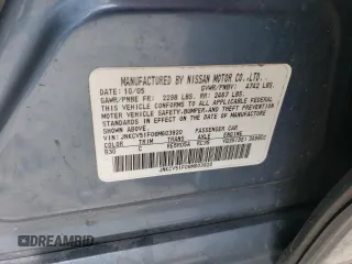 2006 Infiniti G35 with VIN JNKCV51F06M603920, listed as a Copart auction lot 74150574 with 210,890 mi miles and Salvage Title. Bid and sale history available at DreamBid. Image 12.