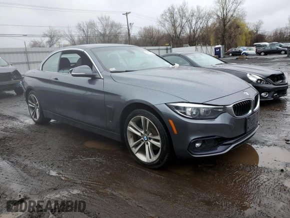 2018 BMW 4 Series 430i xDrive with VIN WBA4Z3C51JEC47788, listed as a Copart auction lot 50137095 with 80,447 mi miles and Salvage Title. Bid and sale history available at DreamBid. Image 4.