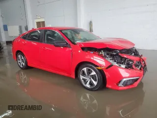 2020 Honda Civic LX z VIN 2HGFC2F60LH569330, wystawiony jako Copart lot #56819195 z przebiegiem 64 244 mil mil oraz Szkoda całkowita • Salvage title. Historia ofert i sprzedaży dostępna na DreamBid. Obrazek 4.