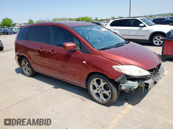 2009 Mazda 5 Sport with VIN JM1CR293090354710, listed as a Copart auction lot 51241235 with 207,334 mi miles and Salvage Title. Bid and sale history available at DreamBid. Image 4.