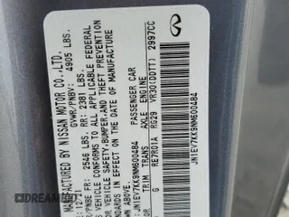 2022 Infiniti Q60 Luxe with VIN JN1EV7KK9NM600484, listed as a Copart auction lot 47219575 with 28,091 mi miles and Salvage Title. Bid and sale history available at carsss.com. Image 12.