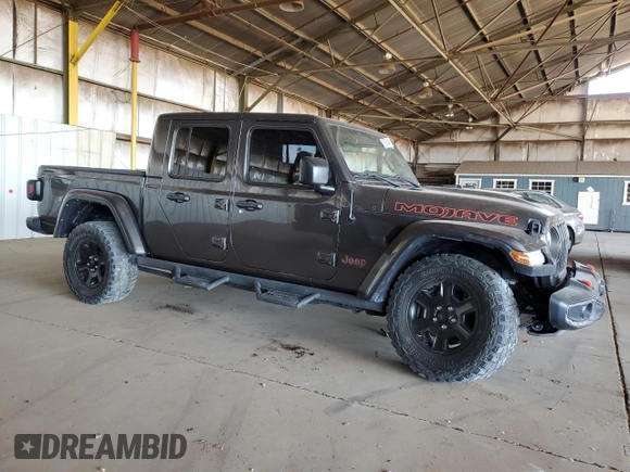 2021 Jeep Gladiator Mojave with VIN 1C6JJTEG1ML577771, listed as a Copart auction lot 60796245 with 71,999 mi miles and Salvage title. Bid and sale history available at DreamBid. Image 4.