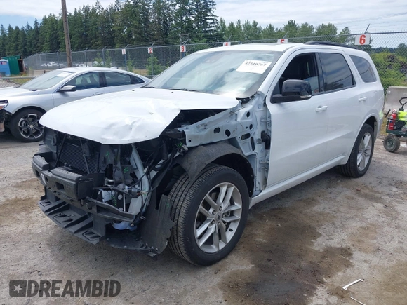 2024 Dodge Durango GT Plus with VIN 1C4RDJDG0RC213096, listed as a IAAI auction lot 42510767 with 18,781 mi miles and . Bid and sale history available at DreamBid. Image 2.
