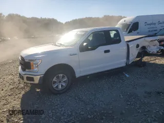2020 Ford F-150 XL with VIN 1FTEX1EB8LFB83747, listed as a Copart auction lot 75006024 with 82,262 mi miles and Salvage Title. Bid and sale history available at carsss.com. Image 1.