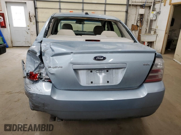 2008 Ford Taurus SEL with VIN 1FAHP24W38G130517, listed as a Copart auction lot 53086395 with 128,777 mi miles and Salvage Title. Bid and sale history available at carsss.com. Image 6.