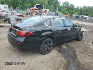2016 Infiniti Q70 z VIN JN1BY1PRXGM720777, wystawiony jako Copart lot #54720165 z przebiegiem 76 603 mil mil oraz Szkody całkowita. Historia ofert i sprzedaży dostępna na DreamBid. Obrazek 3.