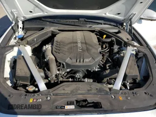 2021 Genesis G70 3.3T with VIN KMTG34LE3MU070581, listed as a Copart auction lot 77118004 with 96,280 mi miles and Salvage Title. Bid and sale history available at carsss.com. Image 11.