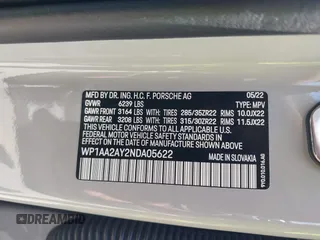 2022 Porsche Cayenne с VIN WP1AA2AY2NDA05622, выставлен на аукционе IAAI как лот 42684024 с пробегом 41 715 миль миль и . История ставок и продаж доступна на DreamBid. Изображение 9.