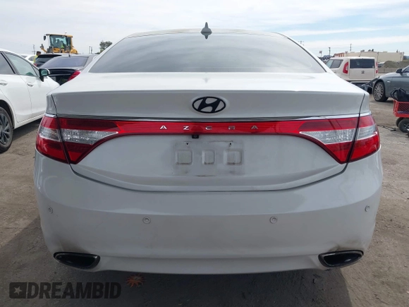 2013 Hyundai Azera with VIN KMHFG4JG3DA250451, listed as a IAAI auction lot 41682203 with 132,229 mi miles and . Bid and sale history available at DreamBid. Image 17.