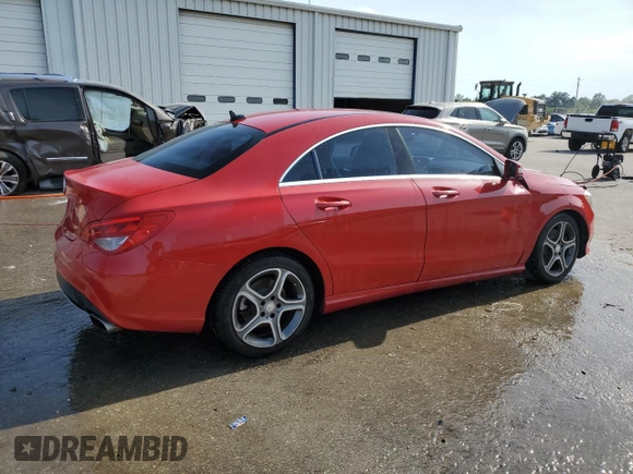 2014 Mercedes-Benz CLA 250 with VIN WDDSJ4EB4EN029220, listed as a Copart auction lot 56970345 with 137,614 mi miles and Salvage title. Bid and sale history available at DreamBid. Image 3.